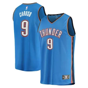 Amazing Alex Caruso Oklahoma City Thunder Youth Fast Break Replica Player Jersey Icon Edition Blue