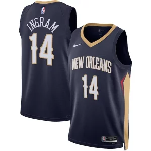 Amazing Brandon Ingram New Orleans Pelicans Nike Unisex Swingman Jersey Icon Edition Navy