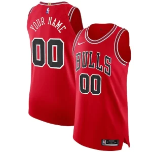 Amazing Chicago Bulls Nike Authentic Custom Jersey Red Icon Edition
