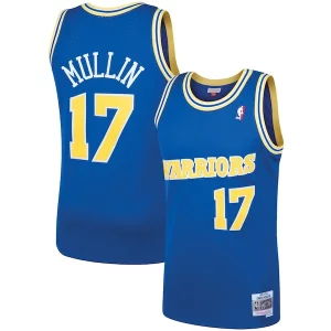 Amazing Chris Mullin Golden State Warriors 1993/94 Hardwood Classics Swingman Jersey Royal