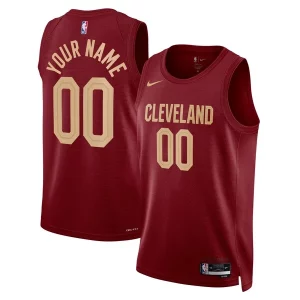 Amazing Cleveland Cavaliers Nike Unisex Swingman Custom Jersey Burgundy Icon Edition