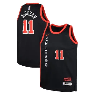 Amazing DeMar DeRozan Chicago Bulls Nike Youth Swingman Replica Jersey City Edition Black