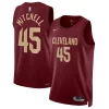 Amazing Donovan Mitchell Cleveland Cavaliers Nike Unisex Swingman Jersey Icon Edition Wine/White