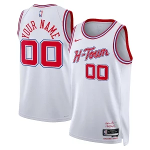 Amazing Houston Rockets Nike Unisex 2023/24 Custom Swingman Jersey White City Edition