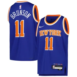 Amazing Jalen Brunson New York Knicks Nike Youth Swingman Jersey Icon Edition Blue
