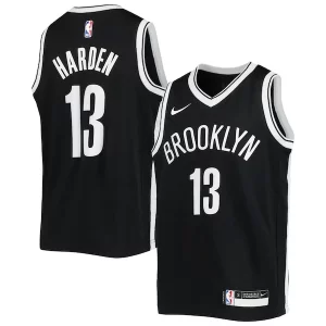 Amazing James Harden Brooklyn Nets Nike Youth Swingman Jersey Icon Edition Black