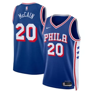 Amazing Jared McCain Philadelphia 76ers Nike Swingman Jersey Icon Edition Royal
