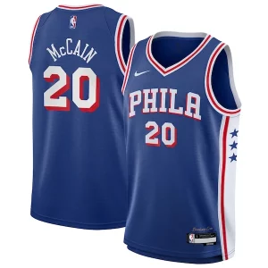 Amazing Jared McCain Philadelphia 76ers Nike Youth Swingman Jersey Icon Edition Royal