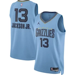 Amazing Jaren Jackson Jr. Memphis Grizzlies Jordan Brand Unisex Swingman Jersey Statement Edition Light Blue