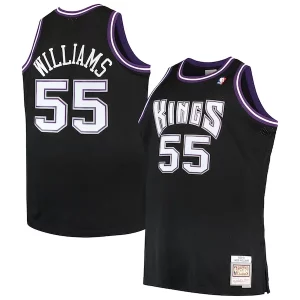 Amazing Jason Williams Sacramento Kings Big & Tall 2000/01 Hardwood Classics Swingman Jersey Black
