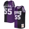 Amazing Jason Williams Sacramento Kings Hardwood Classics 2000/01 Split Swingman Jersey Purple/Black