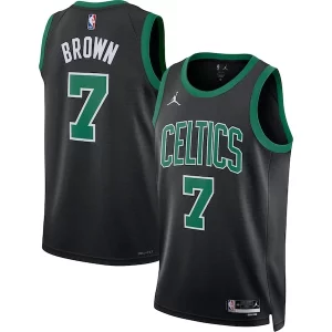 Amazing Jaylen Brown Boston Celtics Jordan Brand Unisex Swingman Jersey Statement Edition Black