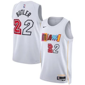 Amazing Jimmy Butler Miami Heat Nike Unisex 2022/23 Swingman Jersey City Edition White