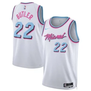 Amazing Jimmy Butler Miami Heat Nike Unisex 2024/25 Swingman Player Jersey City Edition White