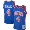 Amazing Joe Dumars Detroit Pistons 1988/89 Hardwood Classics Swingman Jersey Blue