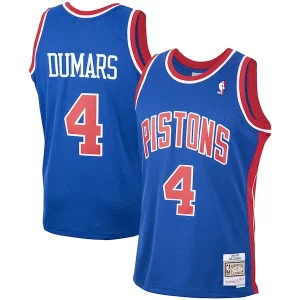 Amazing Joe Dumars Detroit Pistons 1988/89 Hardwood Classics Swingman Jersey Blue