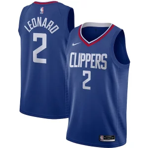 Amazing Kawhi Leonard LA Clippers Nike Swingman Jersey Royal Icon Edition