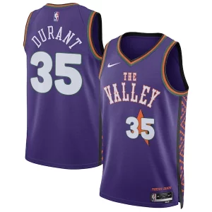 Amazing Kevin Durant Phoenix Suns Nike Unisex 2024/25 Swingman Player Jersey City Edition Purple