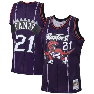 Amazing Marcus Camby Toronto Raptors 2001/02 Hardwood Classics Swingman Jersey Purple