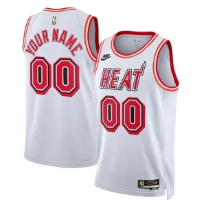 Amazing Miami Heat Nike Unisex 2022/23 Custom Swingman Jersey Classic Edition White