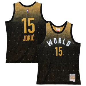 Amazing Nikola Jokic Team World 2016 Hardwood Classics Rising Stars Swingman Jersey Black