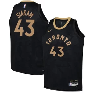 Amazing Pascal Siakam Toronto Raptors Nike Youth 2022/23 Swingman Jersey City Edition Black