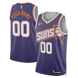 Chic Phoenix Suns Nike Unisex Swingman Custom Jersey Purple Icon Edition