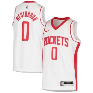 Amazing Russell Westbrook Houston Rockets Nike Youth Swingman Jersey Association Edition White