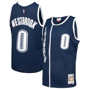 Amazing Russell Westbrook Oklahoma City Thunder 2015/16 Swingman Jersey Blue