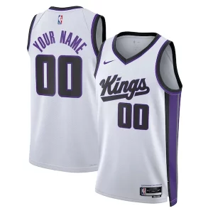 Amazing Sacramento Kings Nike Unisex Swingman Custom Jersey Association Edition White