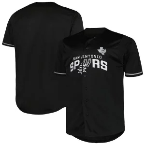 Amazing San Antonio Spurs Profile Big & Tall Pop Jersey Black