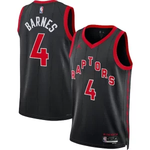 Amazing Scottie Barnes Toronto Raptors Jordan Brand Unisex Swingman Jersey Statement Edition Black