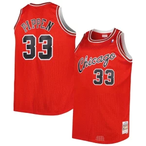 Amazing Scottie Pippen Chicago Bulls Big & Tall Hardwood Classics 2003/04 Swingman Jersey Red