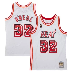 Cool Shaquille O'Neal Miami Heat 2007/08 Hardwood Classics Swingman Jersey White