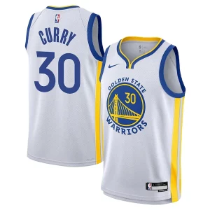 Premium Stephen Curry Golden State Warriors Nike Youth Performance Swingman Jersey Association Edition White