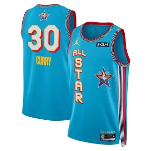 Amazing Stephen Curry Jordan Brand Unisex 2025 NBA All Star Game Swingman Player Jersey Light Blue
