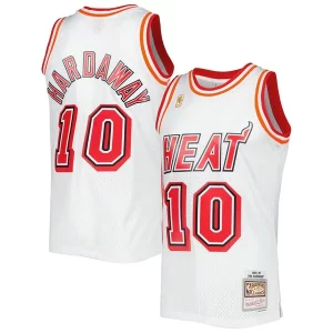 Amazing Tim Hardaway Miami Heat Hardwood Classics Swingman Jersey White