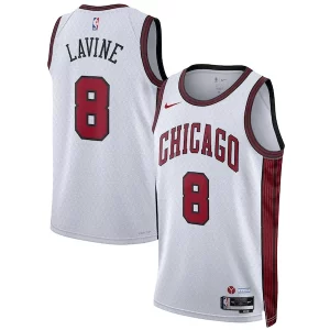 Amazing Zach LaVine Chicago Bulls Nike Unisex 2022/23 Swingman Jersey City Edition White