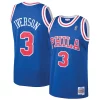 Chic Allen Iverson Philadelphia 76ers 1996/97 Hardwood Classics Throwback Swingman Jersey Royal