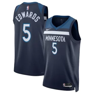 Chic Anthony Edwards Minnesota Timberwolves Nike Unisex Swingman Replica Jersey Icon Edition Navy