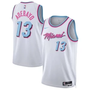 Chic Bam Adebayo Miami Heat Nike Unisex 2024/25 Swingman Player Jersey City Edition White