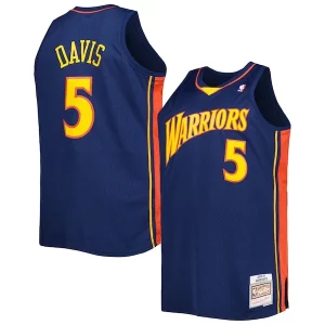 Chic Baron Davis Golden State Warriors Big & Tall Hardwood Classics 2006/07 Swingman Jersey Navy