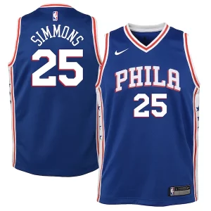 Chic Ben Simmons Philadelphia 76ers Nike Youth Swingman Jersey Royal Icon Edition/White