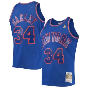 Chic Charles Oakley New York Knicks 1996/97 Hardwood Classics Swingman Jersey Blue