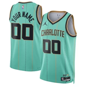 Chic Charlotte Hornets Jordan Brand Unisex 2024/25 Custom Swingman Jersey City Edition Mint