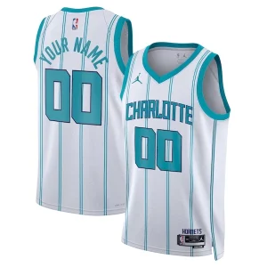 Chic Charlotte Hornets Jordan Brand Unisex Swingman Custom Jersey White Association Edition