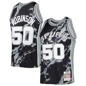 Chic David Robinson San Antonio Spurs 1998/99 Hardwood Classics Marble Swingman Jersey Black