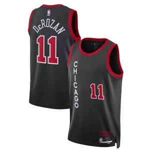 Chic DeMar DeRozan Chicago Bulls Nike Unisex 2023/24 Swingman Jersey Black City Edition