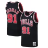 Chic Dennis Rodman Chicago Bulls 1997/98 Hardwood Classics Swingman Jersey Black