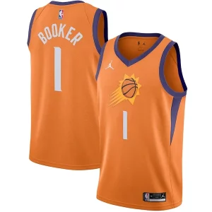 Chic Devin Booker Phoenix Suns Jordan Brand 2020/21 Swingman Jersey Statement Edition Orange